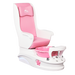 Presenting the Emma Jr. Pedicure Chair, a fun treat for kids of all ages! This chair, which comes in rose, blue, and snow white, has an LED light strip running down the base, a footrest, and a fiberglass basin. It is strong and acetone-resistant, promising durability. With this comfortable and colorful pedicure chair, you may enhance the quality of your mommy-and-me time spent connecting with your kid.