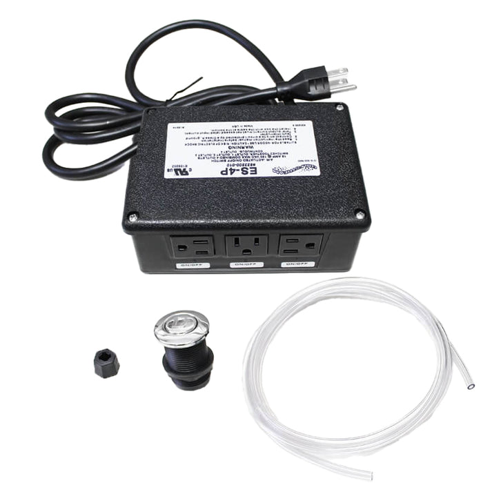Free Shipping - The Spa Control Box without Timer Kit will help your Gulfstream pedicure spa chair work at its best. This kit comes with all the parts you need to operate your spa chair effectively and dependably, including an air hose, compression nut, and on/off button.