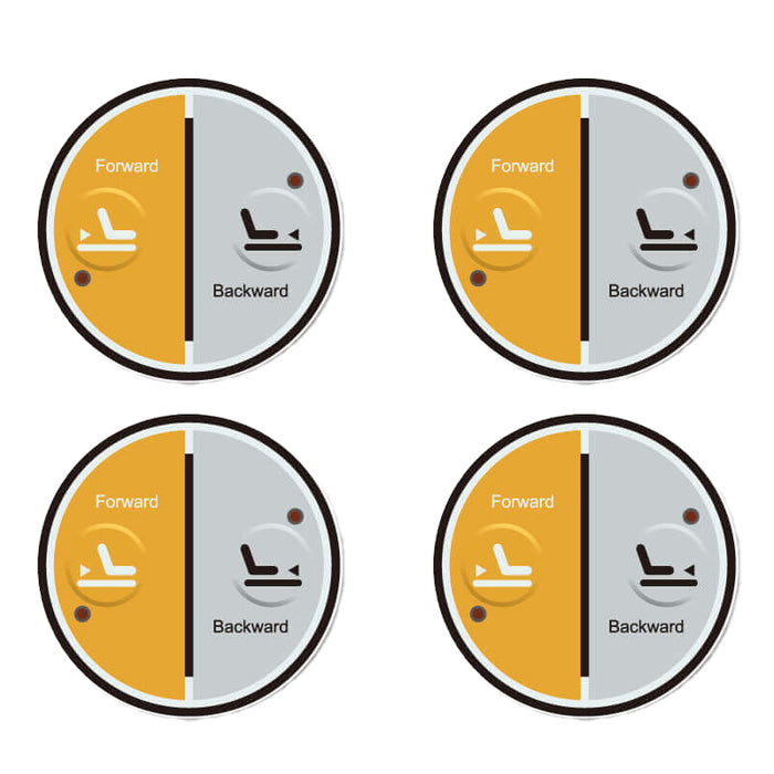 Small Button Sticker for Technician Remote (4pcs)