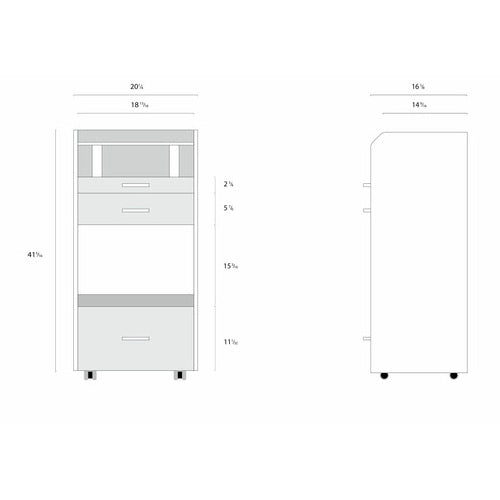 Glasglow Trolley for Towel Warmer - Sterilizer Cabinet