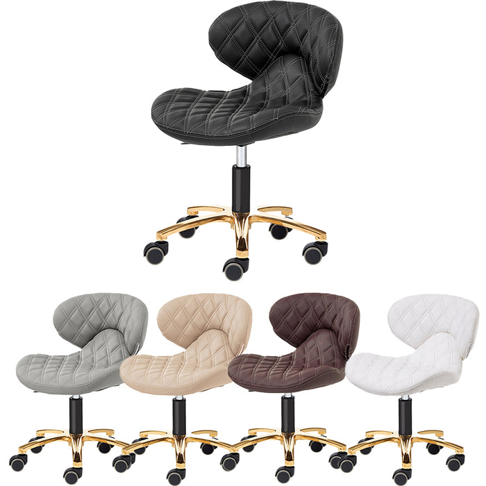 Lexi II Pedicure Stool - Gold Collection