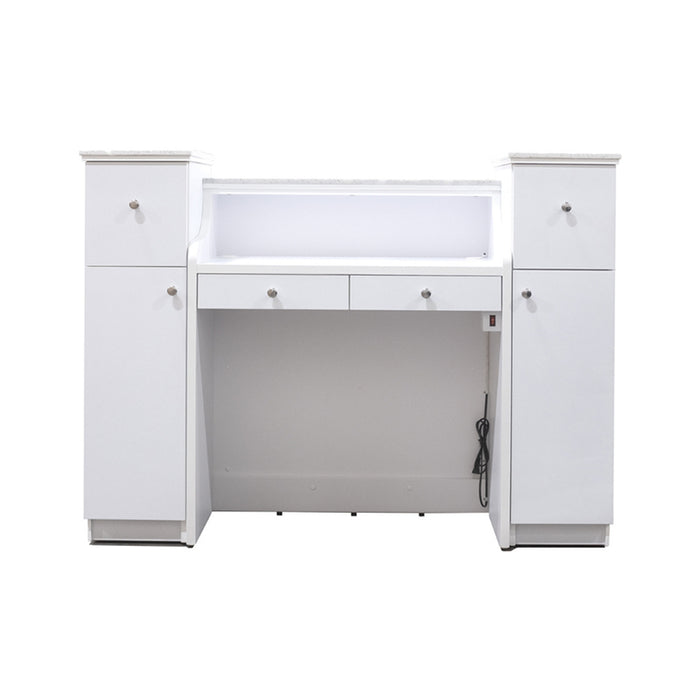 Napa Gold Reception Desk with LED