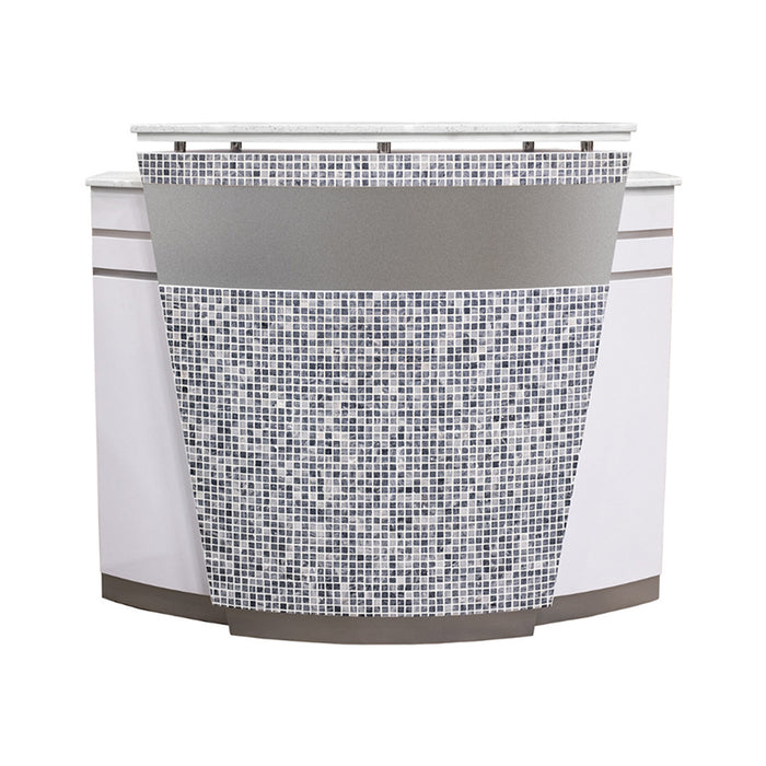 Napa Reception Desk with Mosaic Tile