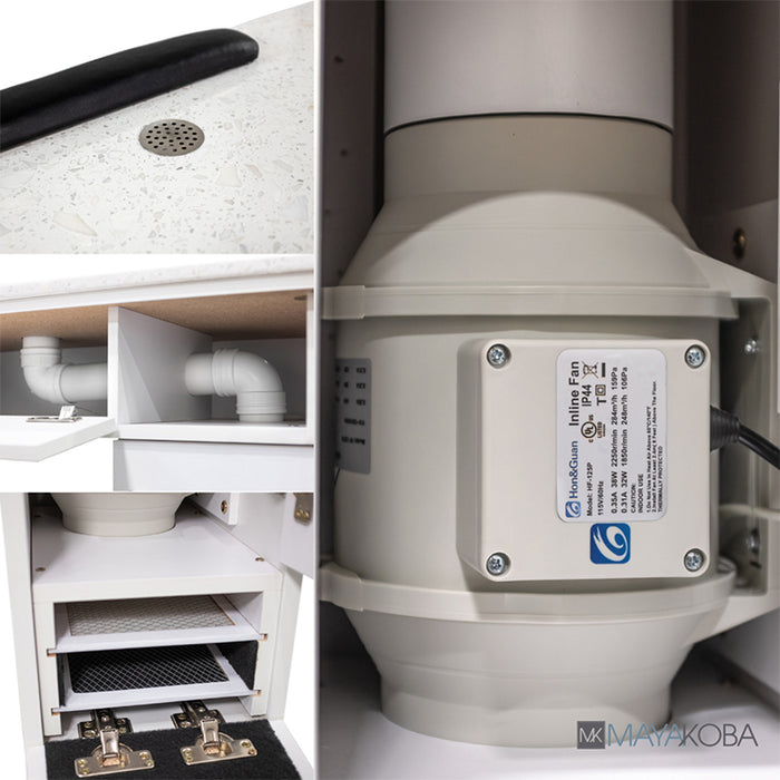 Napa Manicure Table with Ultimate Vent System