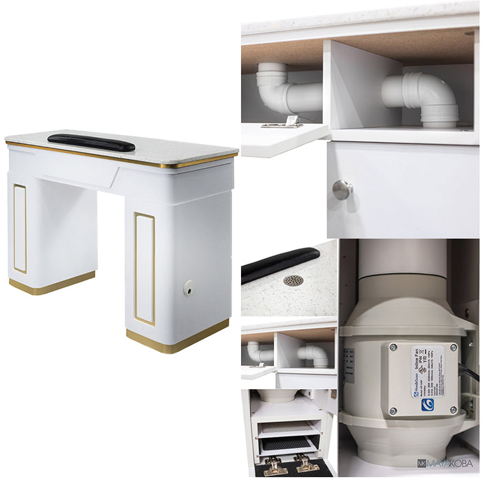 Napa Manicure Table with Ultimate Vent System
