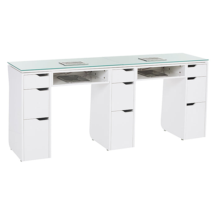 Vicki LED Double Nail Table