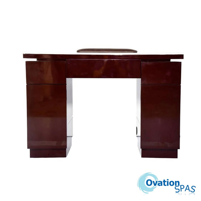 CLEARANCE - Armani Nail Table with LED Hole