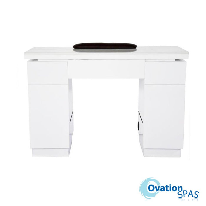 CLEARANCE - Armani Nail Table with LED Hole