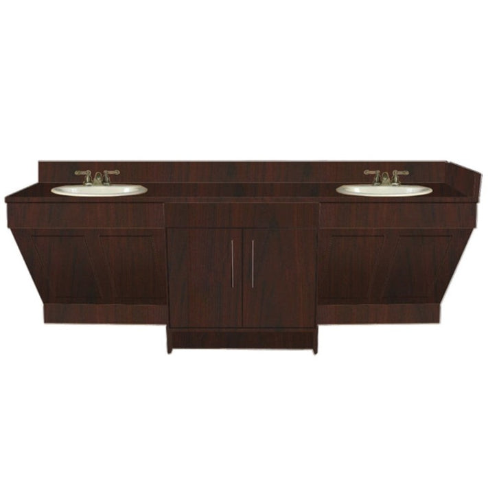 Contemporary Double Sink Cabinet