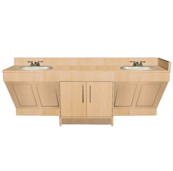 Contemporary Double Sink Cabinet