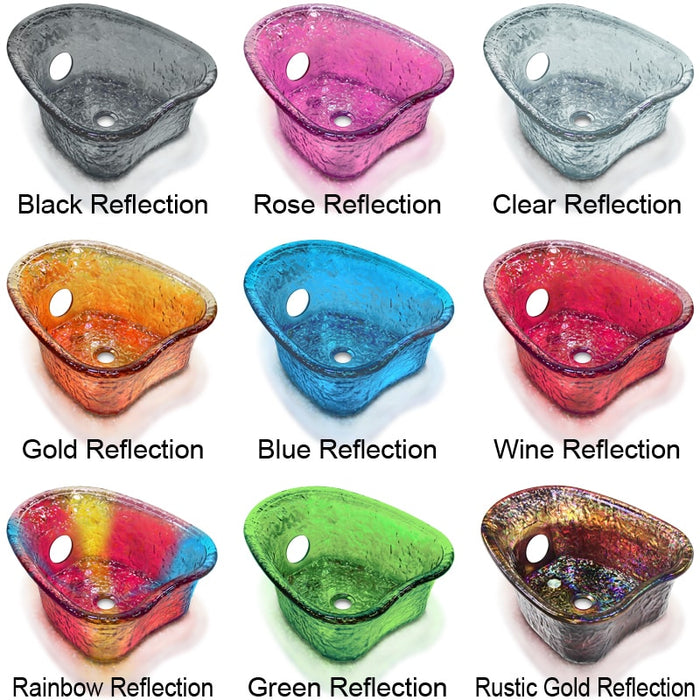 Heart Shape Glass Bowl for Gulfstream Pedicure Chair