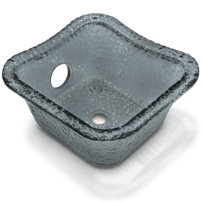 Square Glass Bowl for Gulfstream Pedicure Chair