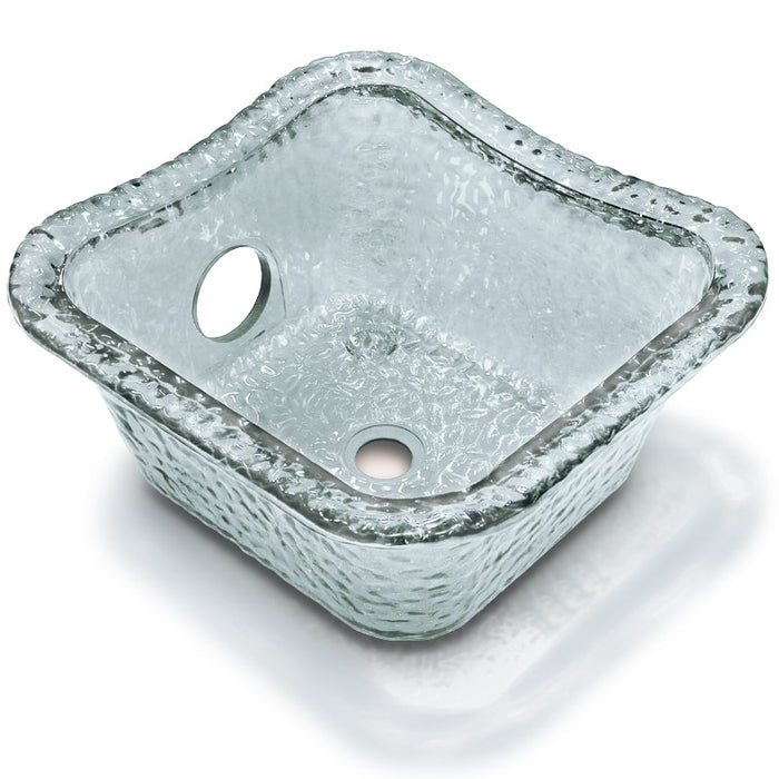 Square Glass Bowl for Gulfstream Pedicure Chair