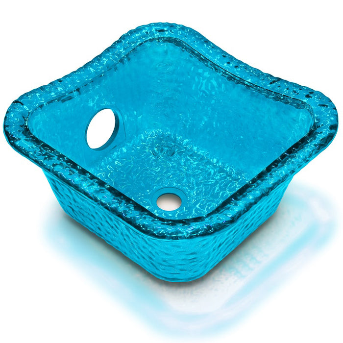Square Glass Bowl for Gulfstream Pedicure Chair