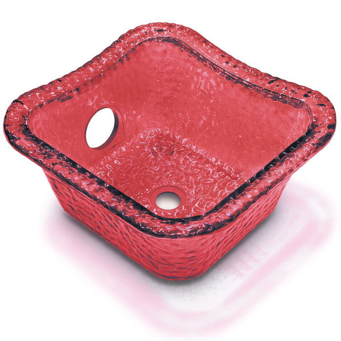 Square Glass Bowl for Gulfstream Pedicure Chair