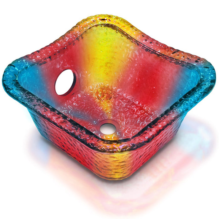 Square Glass Bowl for Gulfstream Pedicure Chair