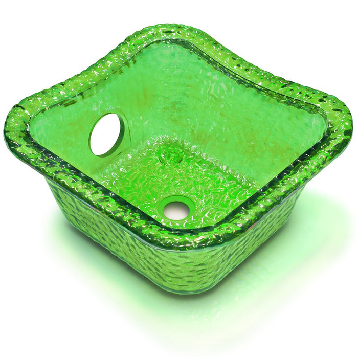 Square Glass Bowl for Gulfstream Pedicure Chair