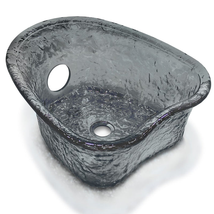 Heart Shape Glass Bowl for Gulfstream Pedicure Chair