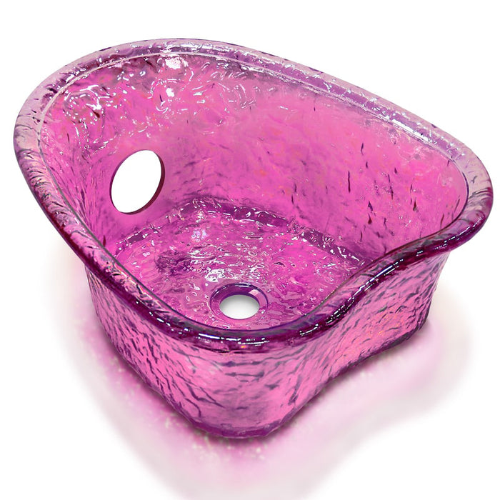 Heart Shape Glass Bowl for Gulfstream Pedicure Chair