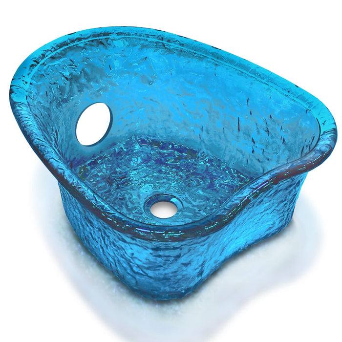 Heart Shape Glass Bowl for Gulfstream Pedicure Chair