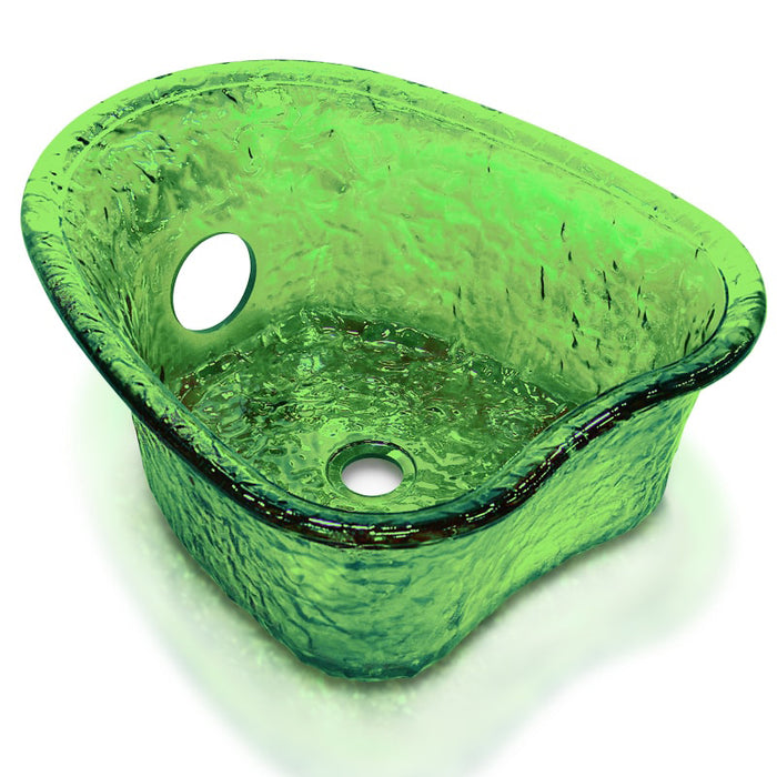 Heart Shape Glass Bowl for Gulfstream Pedicure Chair