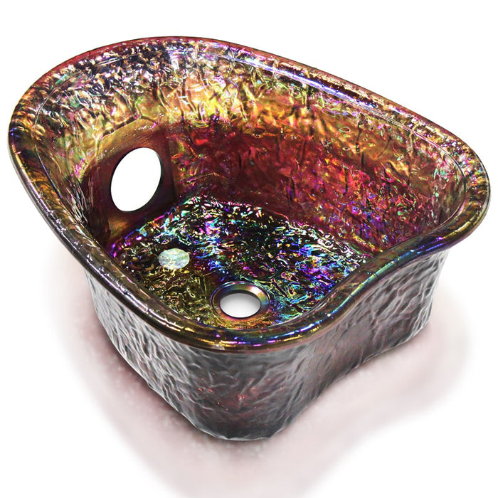 Heart Shape Glass Bowl for Gulfstream Pedicure Chair