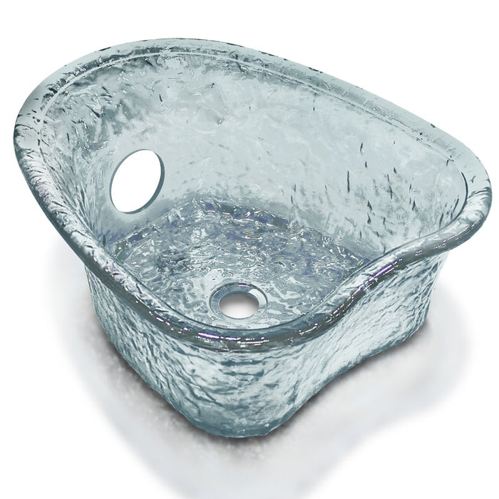 Heart Shape Glass Bowl for Gulfstream Pedicure Chair