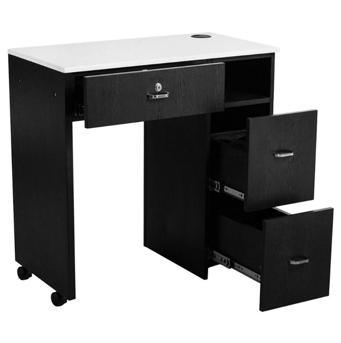 NM904 Space Saving Manicure Table