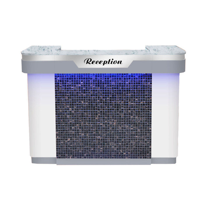 Nova I Reception Desk with Mosaic Tile