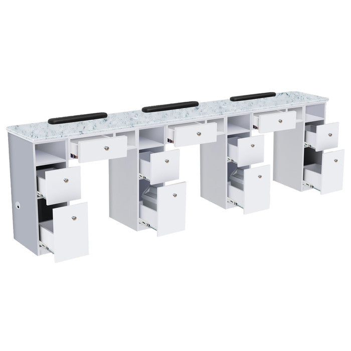 Nova I Triple Manicure Table