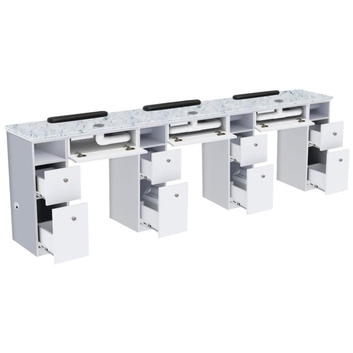Nova I Triple Manicure Table