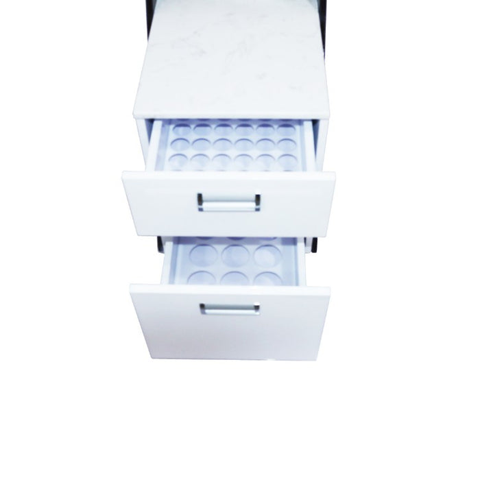 Armani X Pedi Cart - White Gloss