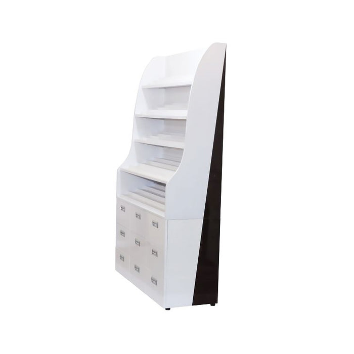 Armani X Gel - Polish - Powder Rack with Cabinet - White Gloss