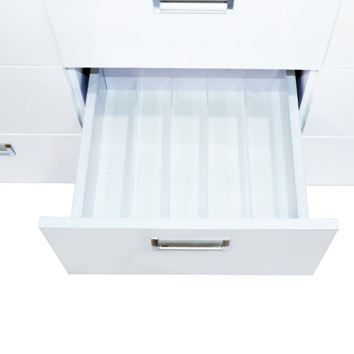 Armani X Gel - Polish - Powder Rack with Cabinet - White Gloss