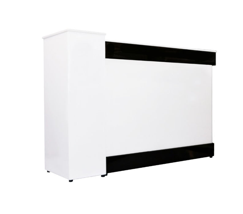 Armani X Reception Desk - White Gloss