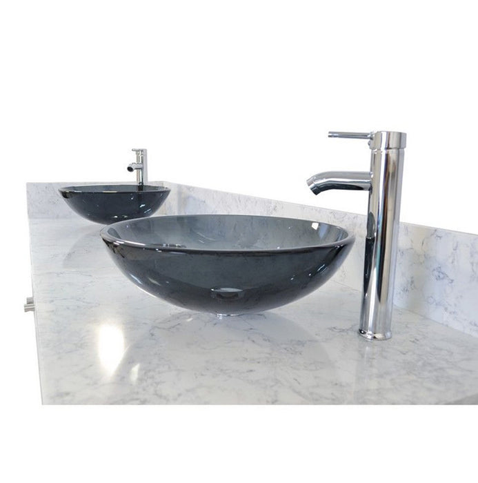 Regis Double Sink with Marble Top 72"