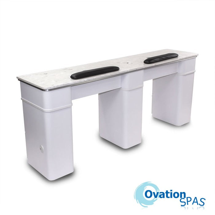 Sonoma Nail Table Double - Vent Pipe