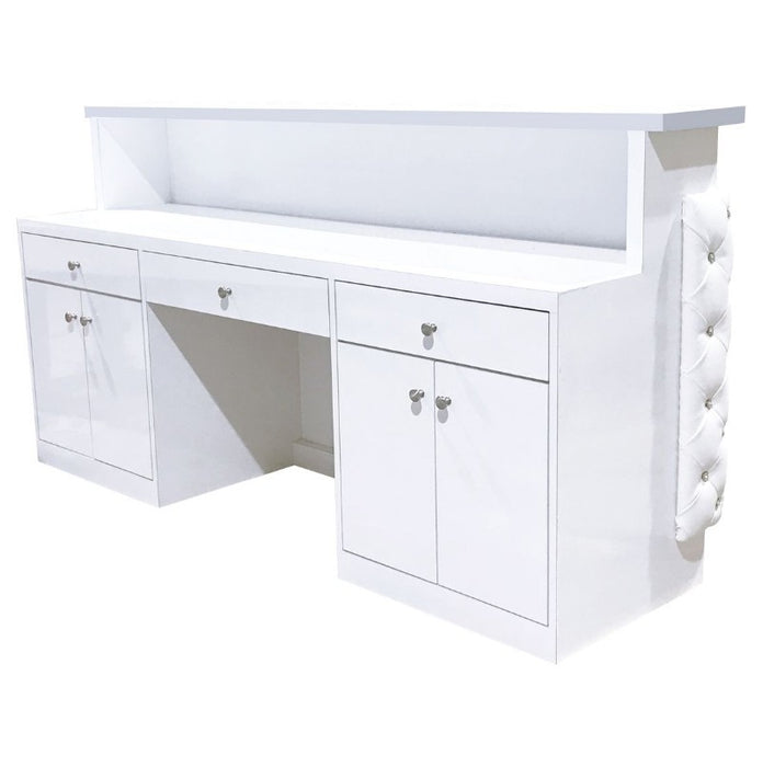 Valentino Lux Tufted Reception Desk