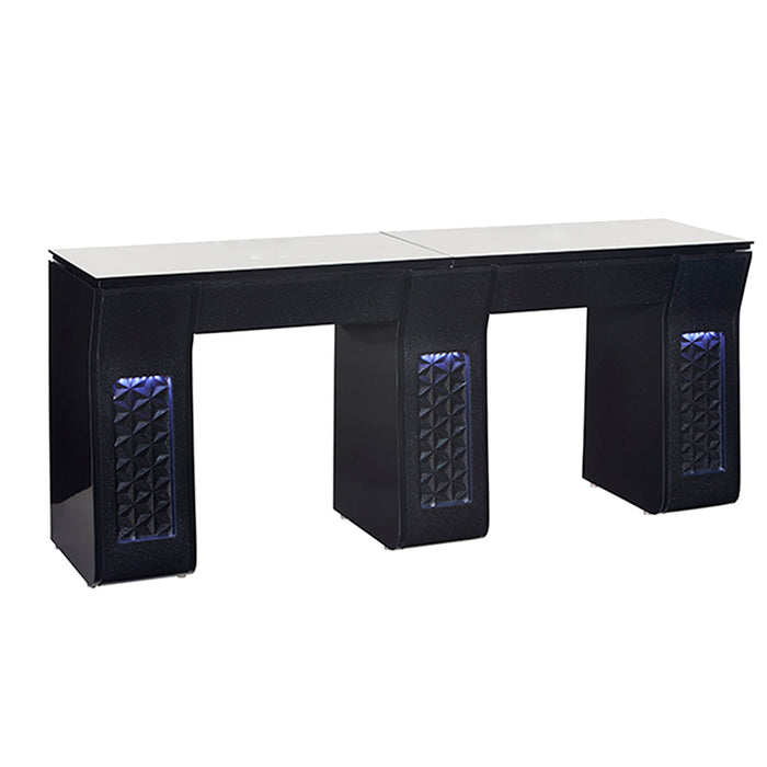 Vicki LED Double Nail Table