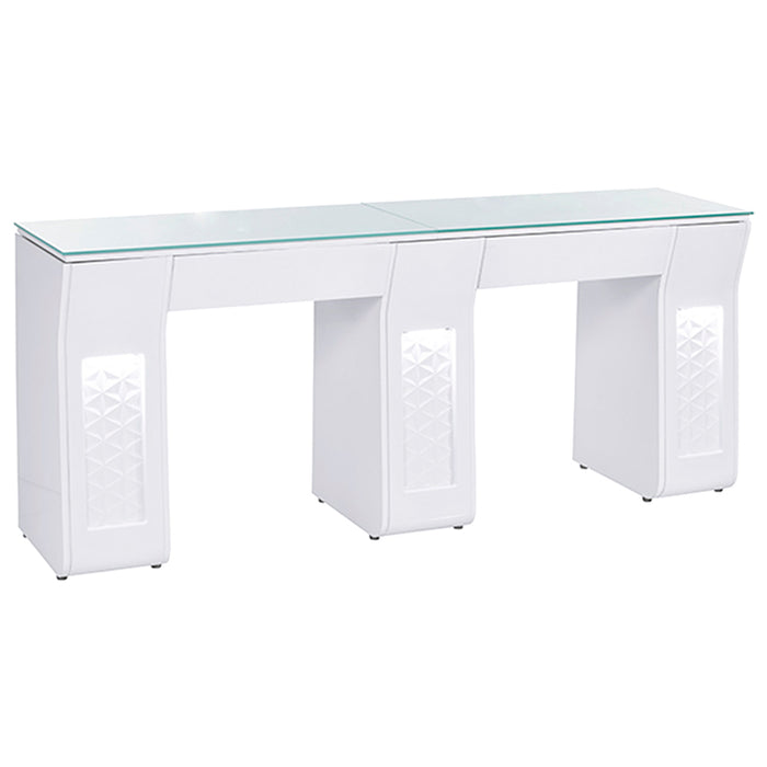 Vicki LED Double Nail Table