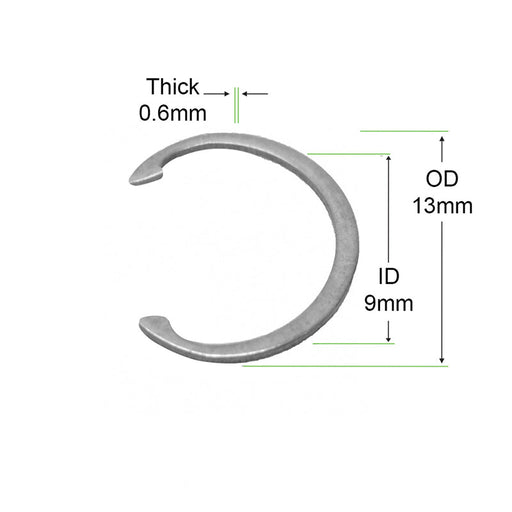 The 5130-43 clip ring is a precision retaining ring specified for KUPA’s UP-200 / UG12 handpiece series. It functions as a small but critical component used to secure internal assemblies—such as bearings, spacers or shafts.