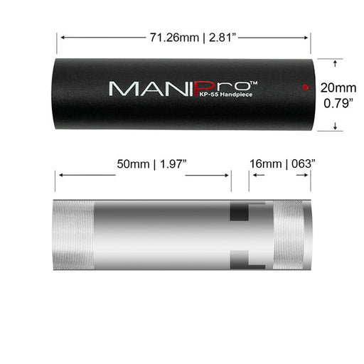 OEM housing #520K01 for KUPA KP-55 handpiece. Steel body shell designed for professional nail-drill use, restoring structural integrity and alignment of internal components. Ideal for service or repair of KP-55 models.