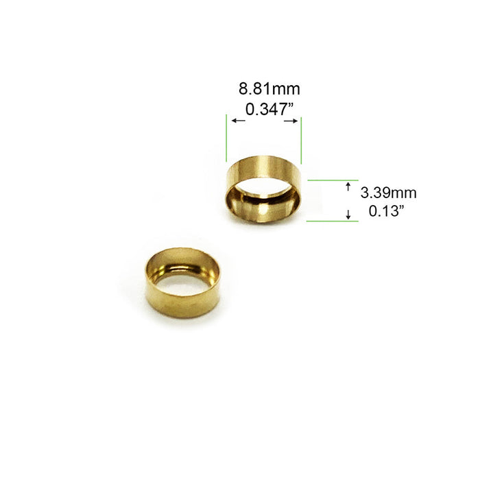 Replacement copper dust seal cap #520K13 for KUPA KP-series handpieces (KP-55/KP-60). 8.81 mm OD × 3.39 mm thick. OEM-compatible trusted part that helps keep your handpiece’s spindle area clean and protected
