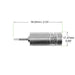 Motor #520K18 replacement for KUPA KP-55 handpiece (Version 101).  In order to reestablish smooth and powerful performance in nail drill handpieces, a high-speed precision motor was built.