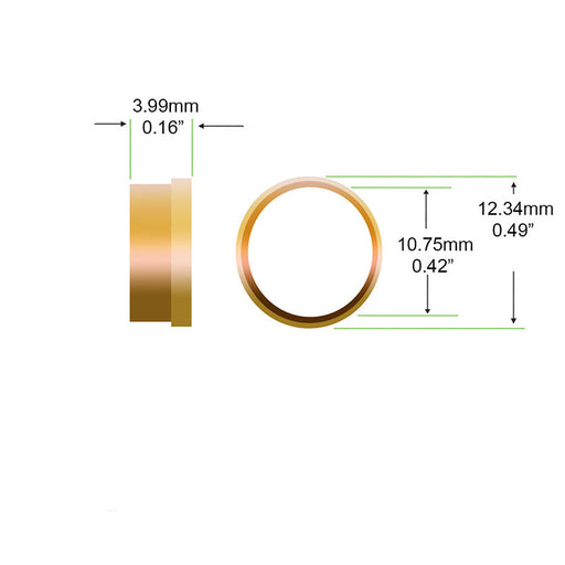 KUPA KP-55 handpieces with OEM copper washer #520K22.  made to help high-speed professional nail drill handpieces regain their exact alignment and spacing.