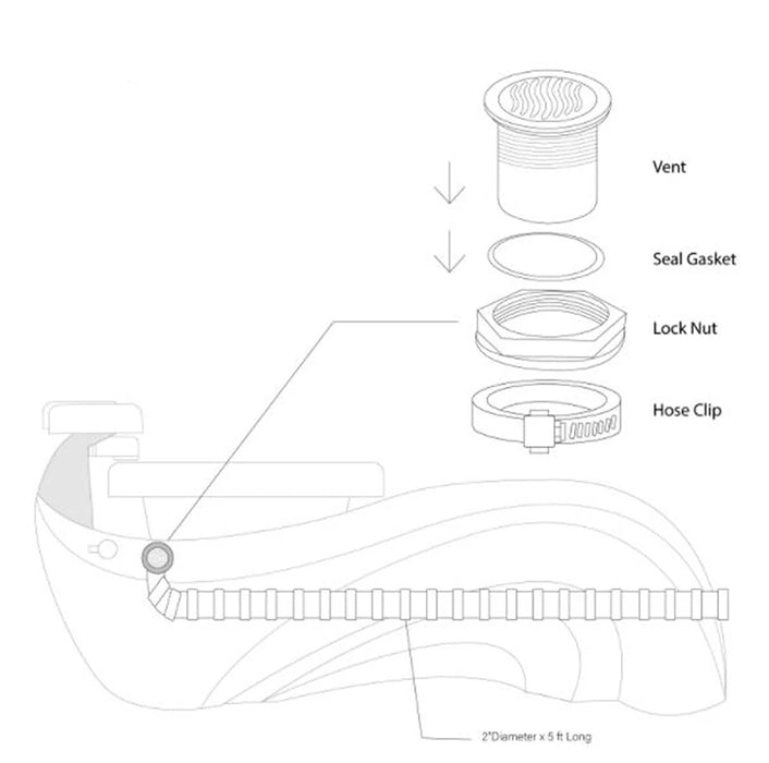 Air Ventilation Kit for Spa