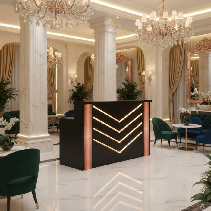 Chevron Reception Desk