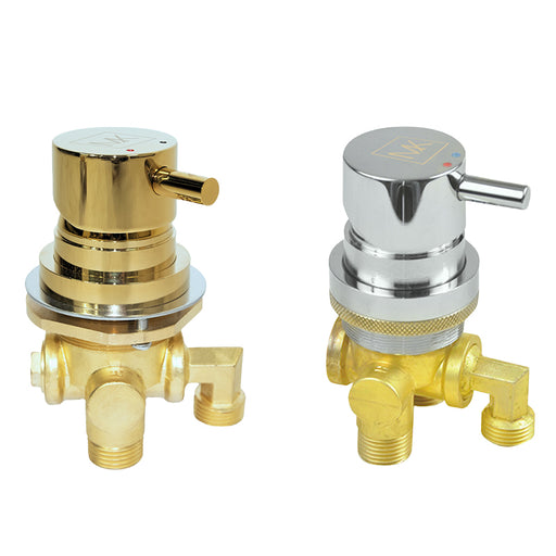 Your pedicure spa will look and feel better with the Brass Construction Chrome or Gold Faucet/Mixer. With its stylish appearance, accurate water flow control, and dependable performance, this UPC certified faucet/mixer will provide your clients with an amazing pedicure experience.