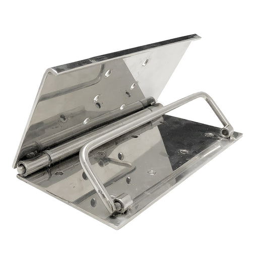 A metal footrest bracket designed for Whale Spa pedicure chairs, featuring a corrosion-resistant finish and adjustable mechanisms.