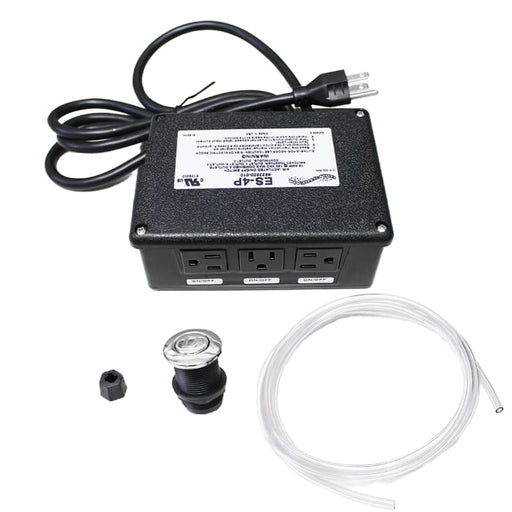 Free Shipping - The Spa Control Box without Timer Kit will help your Gulfstream pedicure spa chair work at its best. This kit comes with all the parts you need to operate your spa chair effectively and dependably, including an air hose, compression nut, and on/off button. 